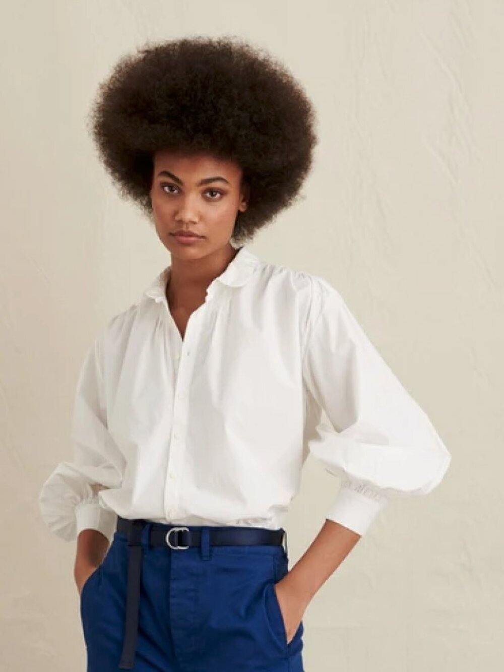 Alex Mill Cotton Poplin Kit Shirt White Large GUC